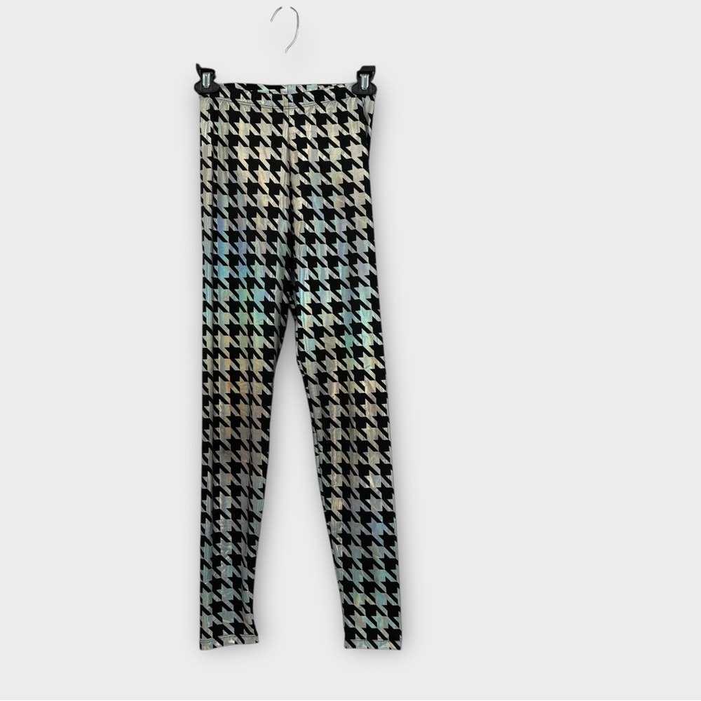 Cleo the Hurricane Pole Dance Houndstooth Leggings